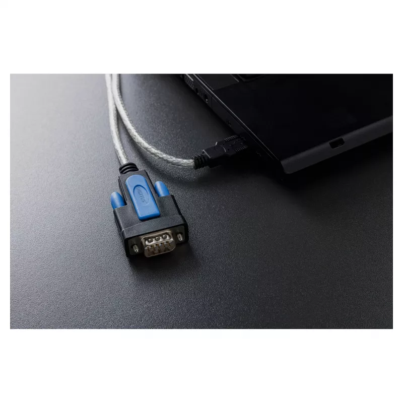USB 2.0 - RS232-adapterikaapeli DIGITUS DA-70170, FTDI-piirisarja, 1,8 m, USB Type-A - DB9