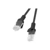 Verkkokaapeli LANBERG PCU5-10CC-0025-BK RJ-45 Cat5e U/UTP 0,25 m musta