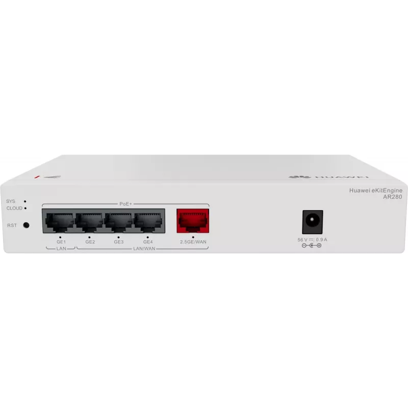 Huawei AR280 Gbit PoE -reititin (1) 2.5G PoE+, (4) Gbit PoE+, 41W