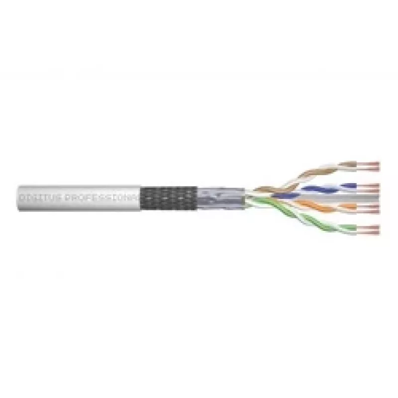 Verkkokaapeli Digitus CAT 6 SF/UTP Twisted Pair -patchkaapeli bulk 305 m harmaa
