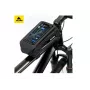 Wildman M90 -pyörän runkolaukku, jossa puhelinteline, musta
