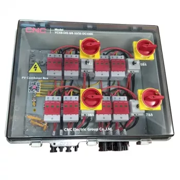 PV-kombinaattorikotelo CNC NV822331 DC 8 in - 8 out IP66