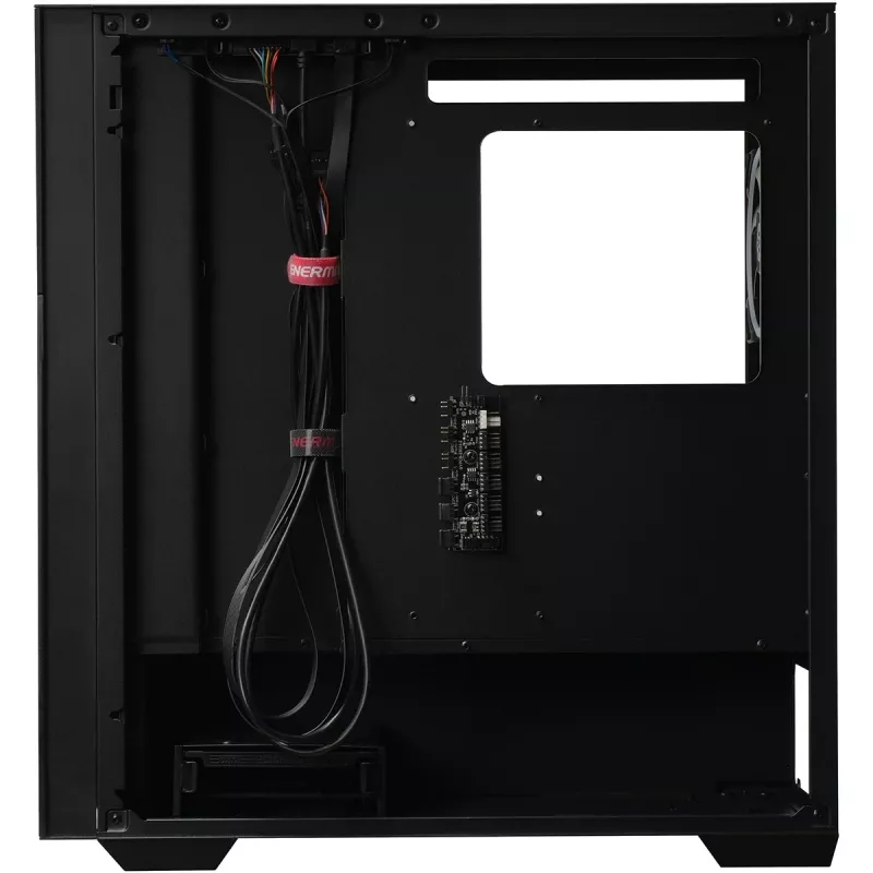 Enermax K8 - Midi Tower - PC - musta - ATX - micro ATX - Mini-ITX - SPCC - karkaistu lasi - pelaaminen (ECA-EK8-BB-ARGB)