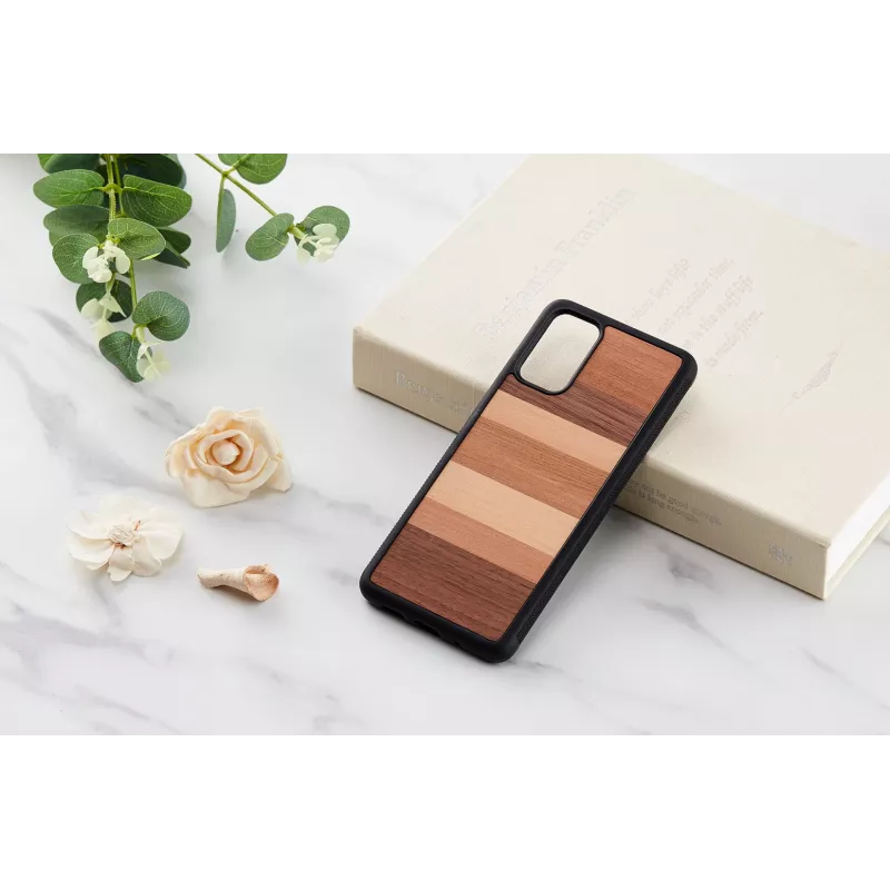 Man and Wood -suojakotelo Samsung Galaxy S20+:lle – musta