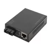 Digitus Gigabit PoE -mediakonvertteri, RJ45 / SC, SM, PSE