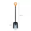 Fiskars Solid -metallikauha D-kahvalla
