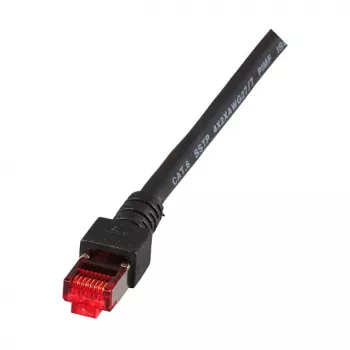 EFB-Elektronik RJ45-verkkokaapeli Cat.6 S/FTP LSZH musta 0,5m Valmistaja: EFB Elektronik (K5515.0,5)