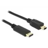 USB-kaapeli DeLOCK 2 m USB2.0-C Mini-USB B 83336