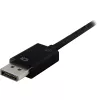 DisplayPort 1.2 > DVI24+1 muunnin, kaapeli musta, 15 cm