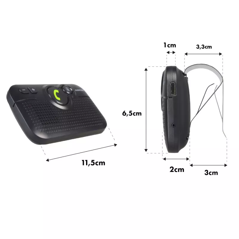 Headset Audiocore auto-handsfree BT 5.0 A2DP automaattikäynnistys AC47
