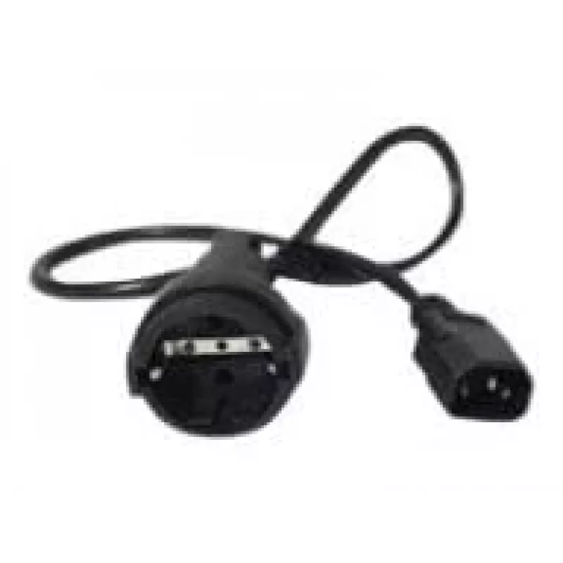 APC AP9880 virtakaapeli musta 0,6 m C14-liitin CEE7/7