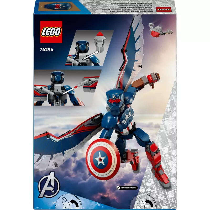 LEGO MARVEL 76296 Uusi Captain America rakennusfiguuri