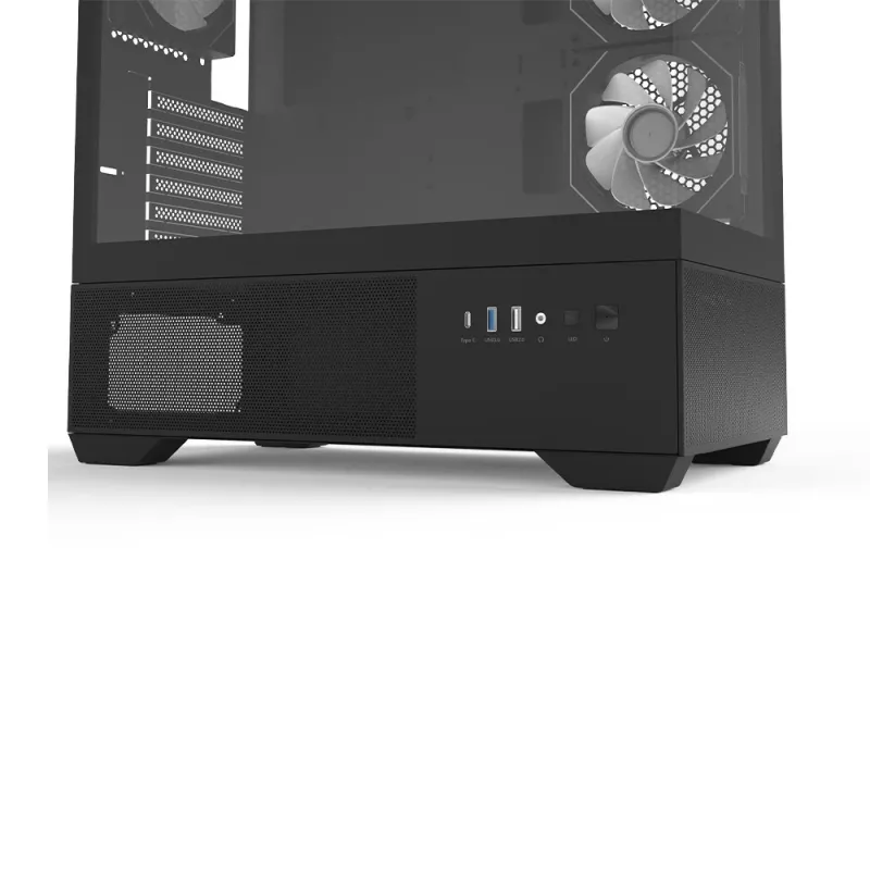 PC-kotelo CHRONIX V2 Mid Tower ARGB-tuuletin x3 musta