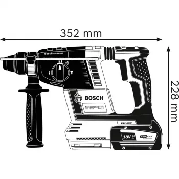 BOSCH. SDS+ vasara GBH 18V-26 Solo 2,6J
