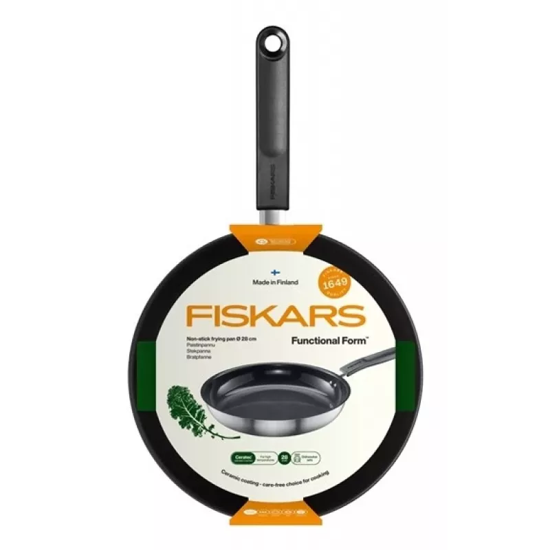 Fiskars 1072312 Functional Form pannu 280 mm Gourmet-paistinpannu pyöreä