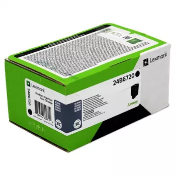 Lexmark 24B6720 -värikasetti, 1 kpl, alkuperäinen, musta