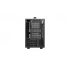 DeepCool CH160 PLUS R-CH160-BKNGM0-G kompakti (SFF) tietokonekotelo, Mini-ITX/Micro-ATX, karkaistu lasi, musta