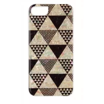 iKins suojakotelo Apple iPhone 8/7 – valkoinen pyramidikuosi