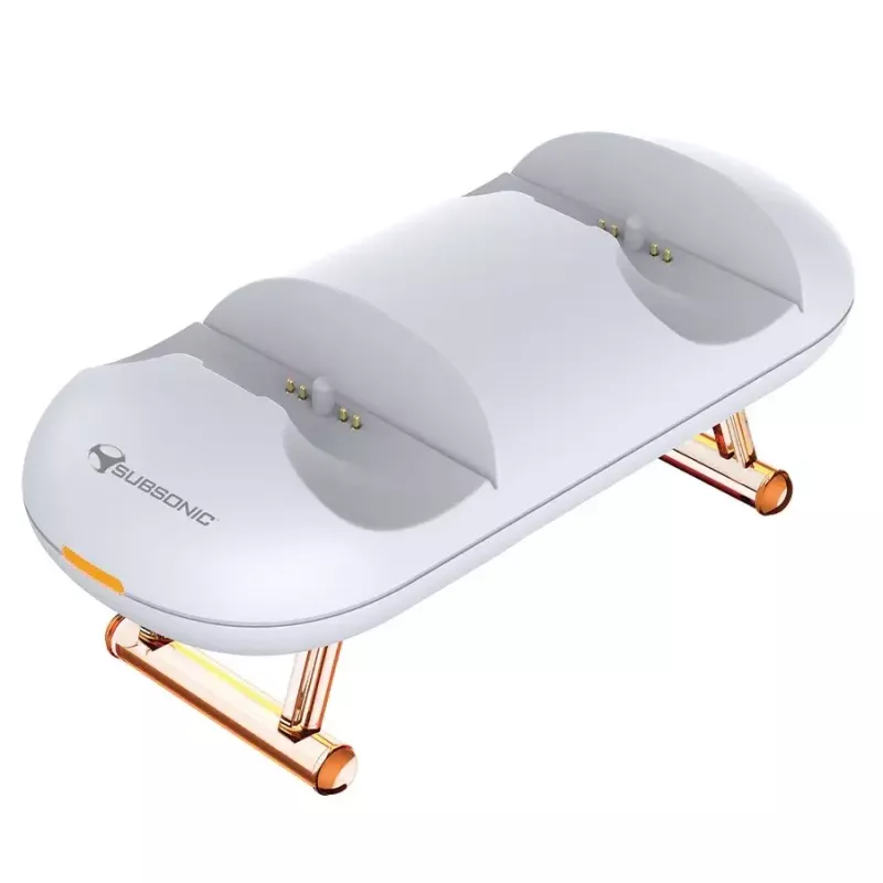 Latausteline SUBSONIC SA5632 PS5:lle kaksoislataus LED-merkkivaloilla
