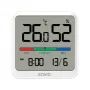 Sisätilan lämpötila- ja kosteusanturi SAVIO CT-01/W, LCD-näyttö, -10–55 °C, 10–99 % RH, paristo CR2032