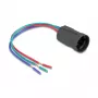 Delock 90789 Pistorasia 19 mm 3-napaiselle painikkeelle tai kytkimelle