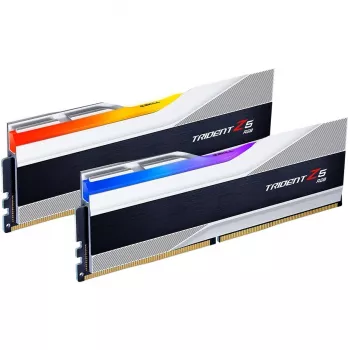 DIMM 64 GB DDR5-6000 (2x 32 GB) Dual-kit, muisti hopea, F5-6000J3040G32GX2-TZ5RS, Trident Z5 RGB, INTEL XMP