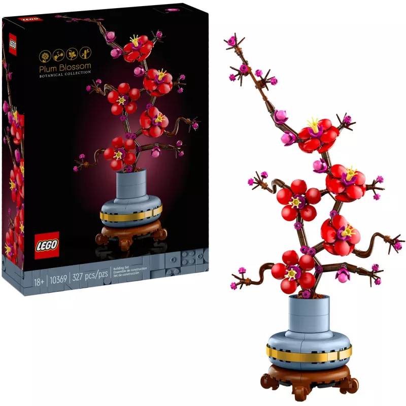 LEGO Icons luumunkukkien koristesetti 10369, monivärinen