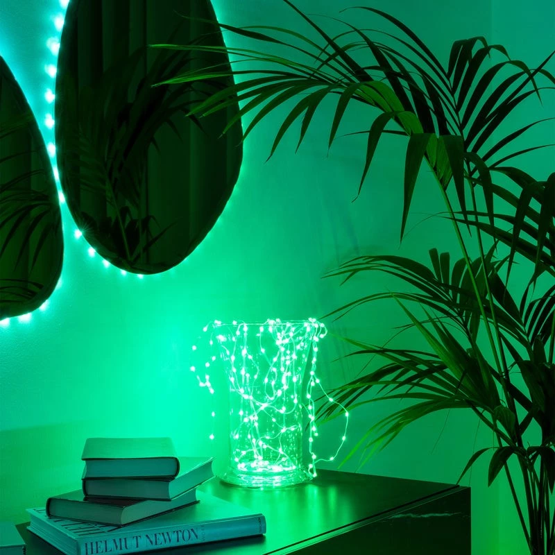 LED-valosarja Twinkly TWD200STP-TEU monivärinen sisänauha, 5 cm väli, IP20, läpinäkyvä kaapeli