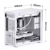 PC-kotelo Jonsbo D41 MESH Midi Tower valkoinen