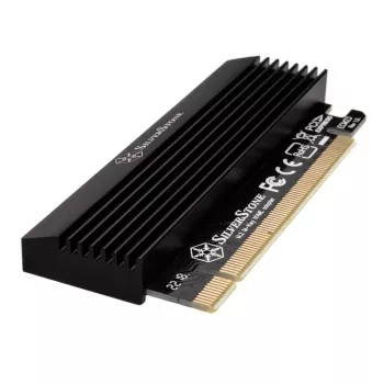 SilverStone SST-ECM23 PCIe x4 – M.2 -sovitin jäähdyttimellä