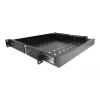 Delock - rack-liukuhylly - musta - 1U - 48,3 cm (19 inch)