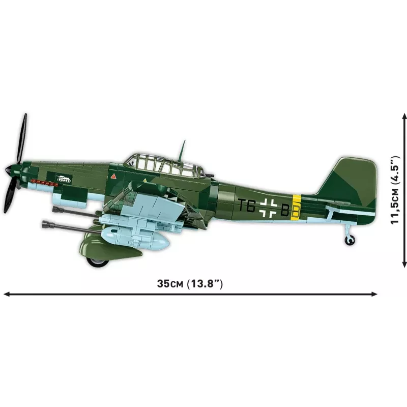 Rakennussarja Cobi Blocks Junkers JU 87G-2 Stuka 571 kpl pienoismallisarja