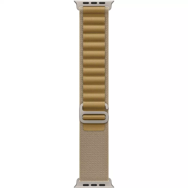 Ranneke Apple 49mm Tan Alpine Loop pieni Natural Titanium Finish