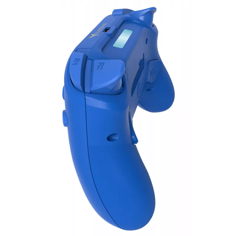 Langaton LED-ohjain SUBSONIC SA5639-3 PS4:lle ja PC:lle, sininen langaton ohjain