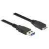 USB-kaapeli DeLOCK 85074 USB 3.2 Gen 1 2 m USB A Micro-USB B musta