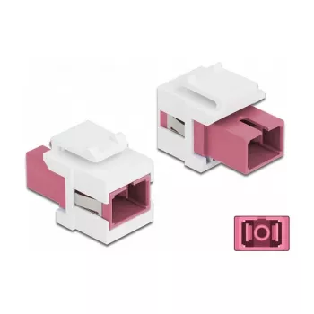 DeLOCK Keystone-moduuli SC Simplex -liitäntä SC Simplex -liitäntään