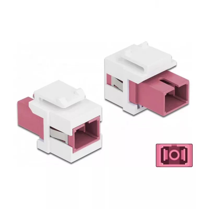 DeLOCK Keystone-moduuli SC Simplex -liitäntä SC Simplex -liitäntään