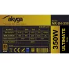 Akyga AK-U4-350 Ultimate 350 W ATX-virtalähde, 80 PLUS Bronze, aktiivinen PFC, 120 mm tuuletin