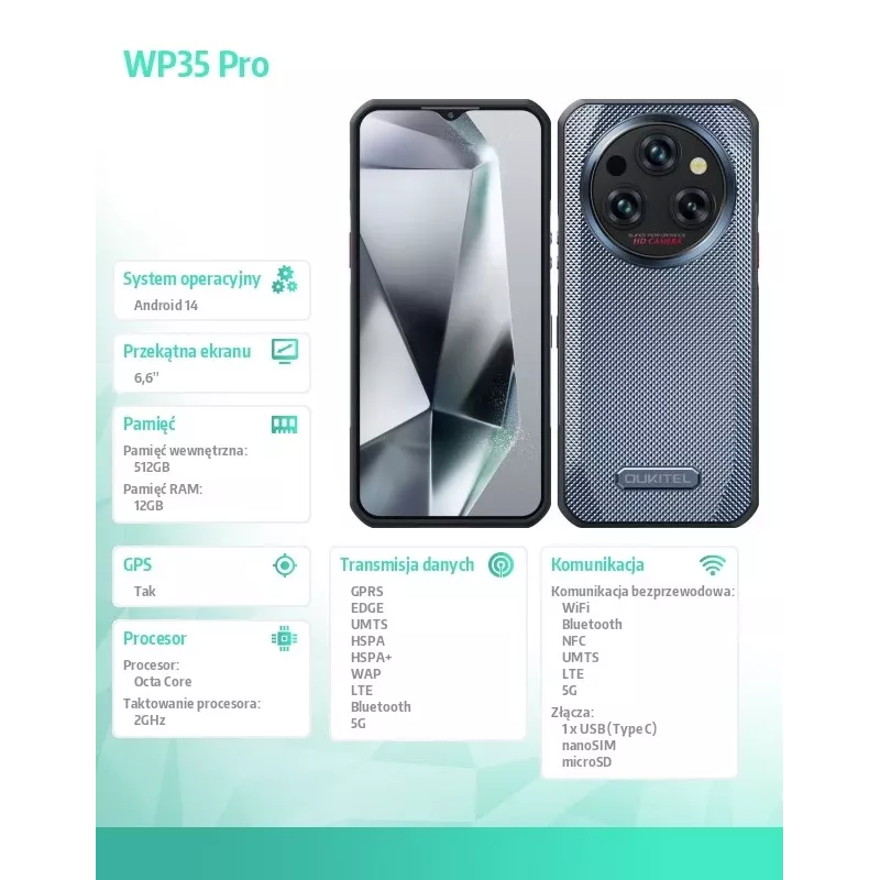 Älypuhelin Oukitel WP35 Pro 6.6