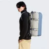 Matkalaukku The North Face Base Camp Duffel S - stone slab/granite harmaa
