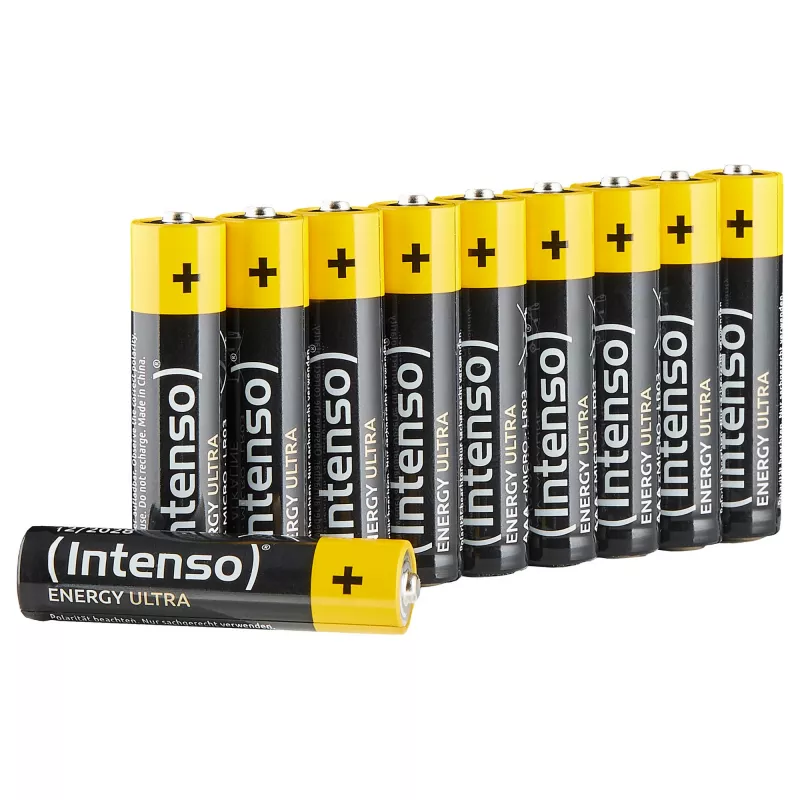 Intenso Batteries Energy Ultra AAA LR03 10 kpl:n pakkaus kutistekalvo