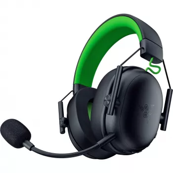 Kuulokkeet Razer BlackShark V3 X HyperSpeed — langallinen & langaton (USB-A, Bluetooth), korvan päälle, 20–28 kHz, 270 g, musta/vihreä