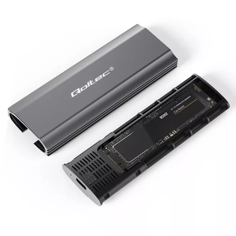 Kotelo | tasku NV2271 M.2 SSD -asemalle | SATA | NVMe | USB-C | 2TB