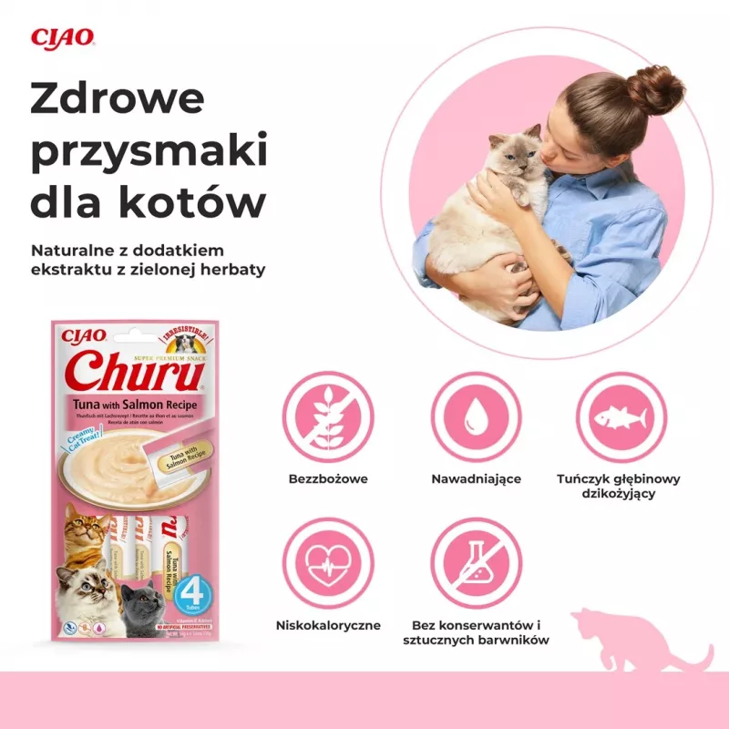 INABA Churu tonnikala lohi - kissanherkut - 4x14 g