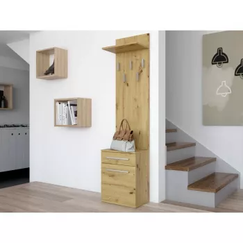 Topeshop DUO WIESZAK ARTISAN vaateteline tammi