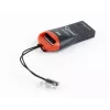 Kortinlukija Gembird FD2-MSD-3 USB 2.0 musta punainen