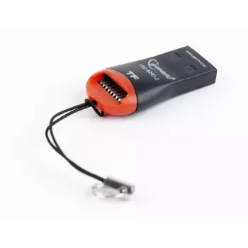 Kortinlukija Gembird FD2-MSD-3 USB 2.0 musta punainen