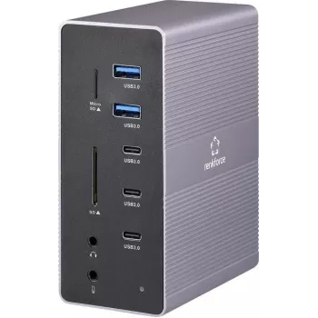 Renkforce USB-C-telakointiasema RF-DKS-910 sopii merkkitelakointiasemille universaali (RF-6748348)