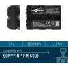 ANSMANN A-Son NP FM 500 H - kameran akku Li-Ion 1500 mAh (5044503)