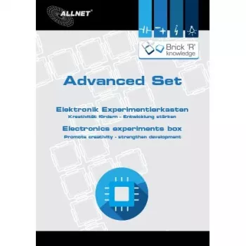 ALLNET käsikirja BrickRknowledge Advanced Set v2 ALL-BRICK-0674 — oppimisrakennussarja elektroniikkaan